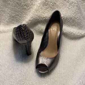 Elliott Lucca High Heels Pumps Silver 7.5